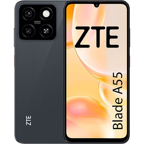 TELEMOVEL ZTE BLADE A55 4GB RAM / 128GB STARRY BLACK