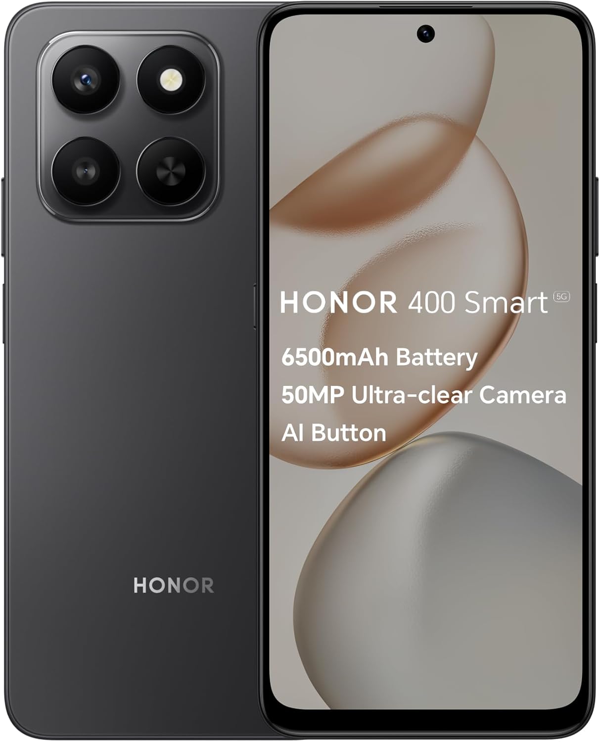 TELEMOVEL HONOR 400 SMART 5G 4GB RAM / 128GB MIDNIGHT BLACK