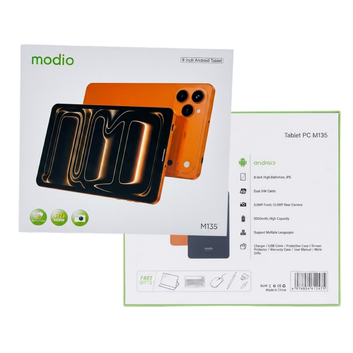 TABLET MODIO M135 8GB RAM INCH 8/512GB AZUL