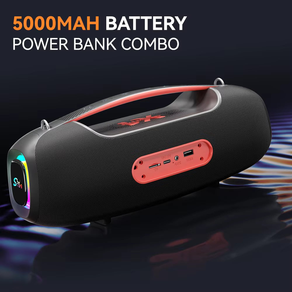 COLUNA SING-E ZQS-X1 POWERFULL BASS BOOST EXTREME VOICE PRETO