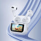 AIRPODS HOCO EW87 WITH COLOURFUL LCD TOUCH SCREEN TWS HEADSET WHITE