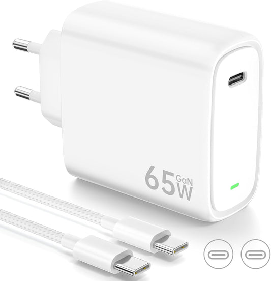 CARREGADOR FONENG GAN10-EU GANPD 65W BRANCO