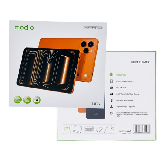 TABLET MODIO M135 8GB RAM INCH 8/512GB AZUL