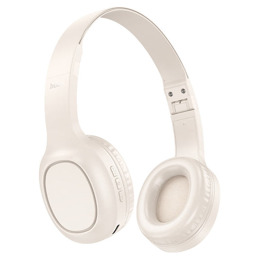 WIRELESS HEADPHONE 20H HOCO W46 MILKY WHITE