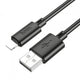 CABO HOCO X88 USB TO LIGHTING 2.4A 1M BLACK