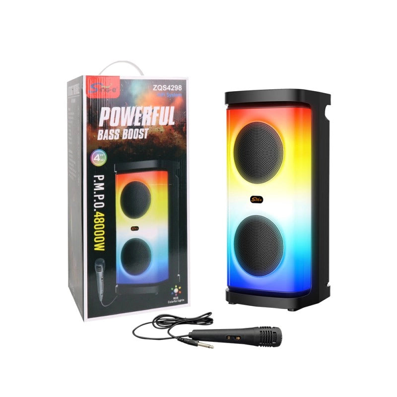 COLUNA SING-E ZQS-4298 POWERFUL BASS BOOST PRETO