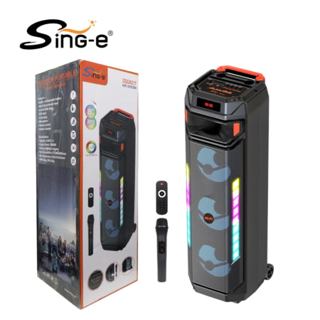 COLUNA SING-E ZQS-8317 HIFI SYSTEM 20W X 3 PRTEO
