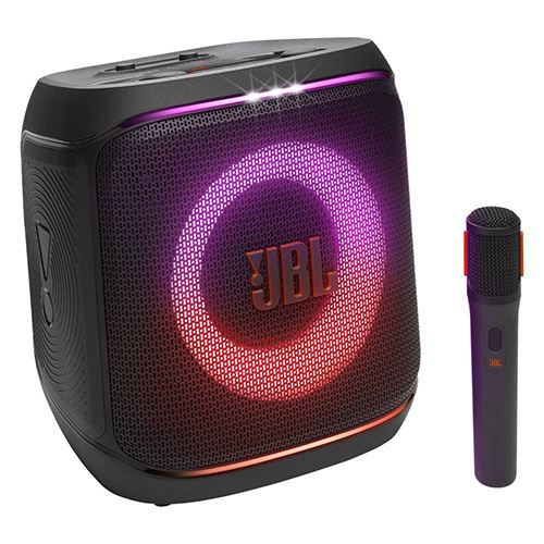 COLUNA JBL PARTYBOX ENCORE 2 COM MICROFONE PRETO