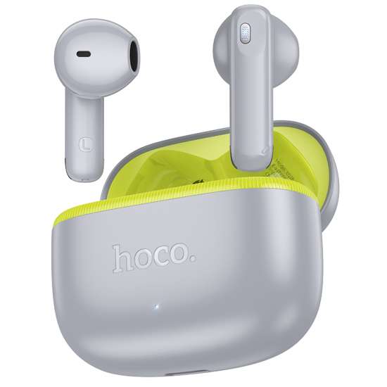 AIRPODS HOCO EQ28 PURE SOUND SEMI-IN-EAR HEADSET LIGHT GRAY