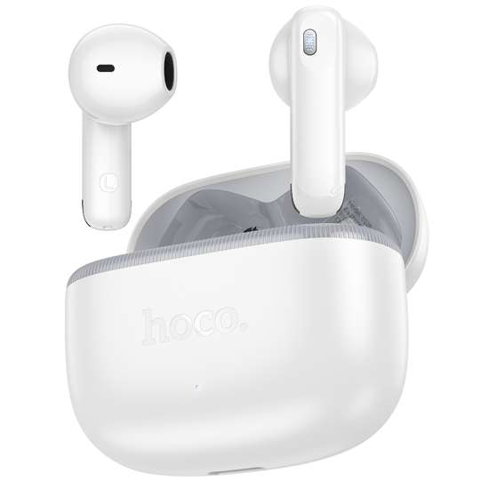 AIRPODS HOCO EQ28 PURE SOUND SEMI-IN-EAR HEADSET WHITE